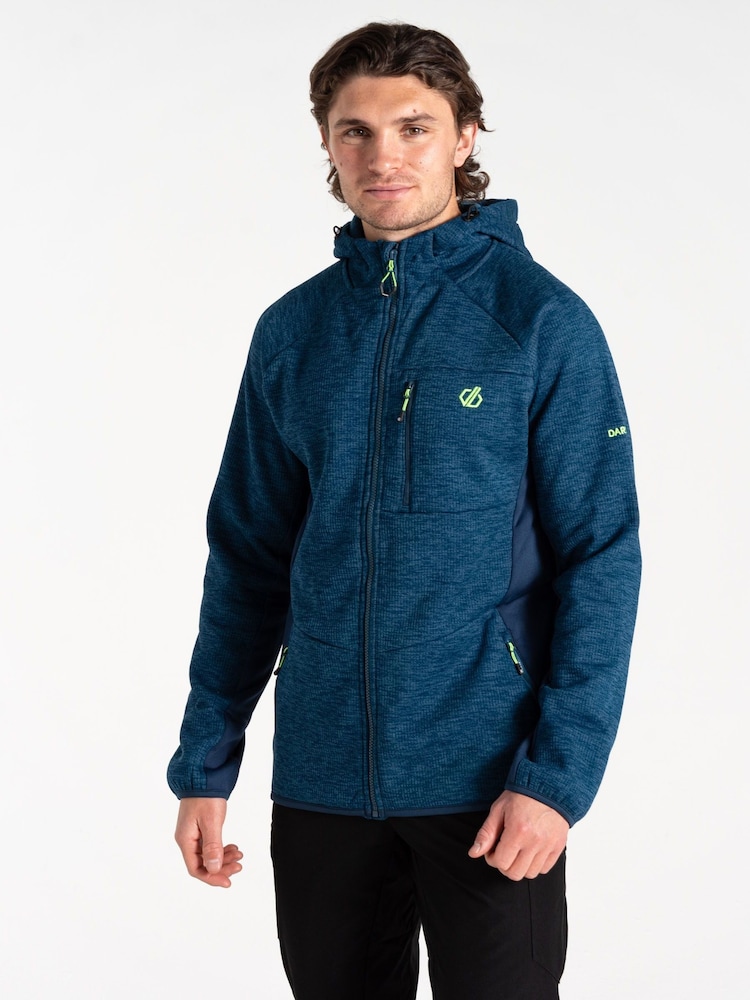 Dare 2b Mens Blue Torrek Pro Mountain Series Midlayer Fleece - Image 1 of 7
