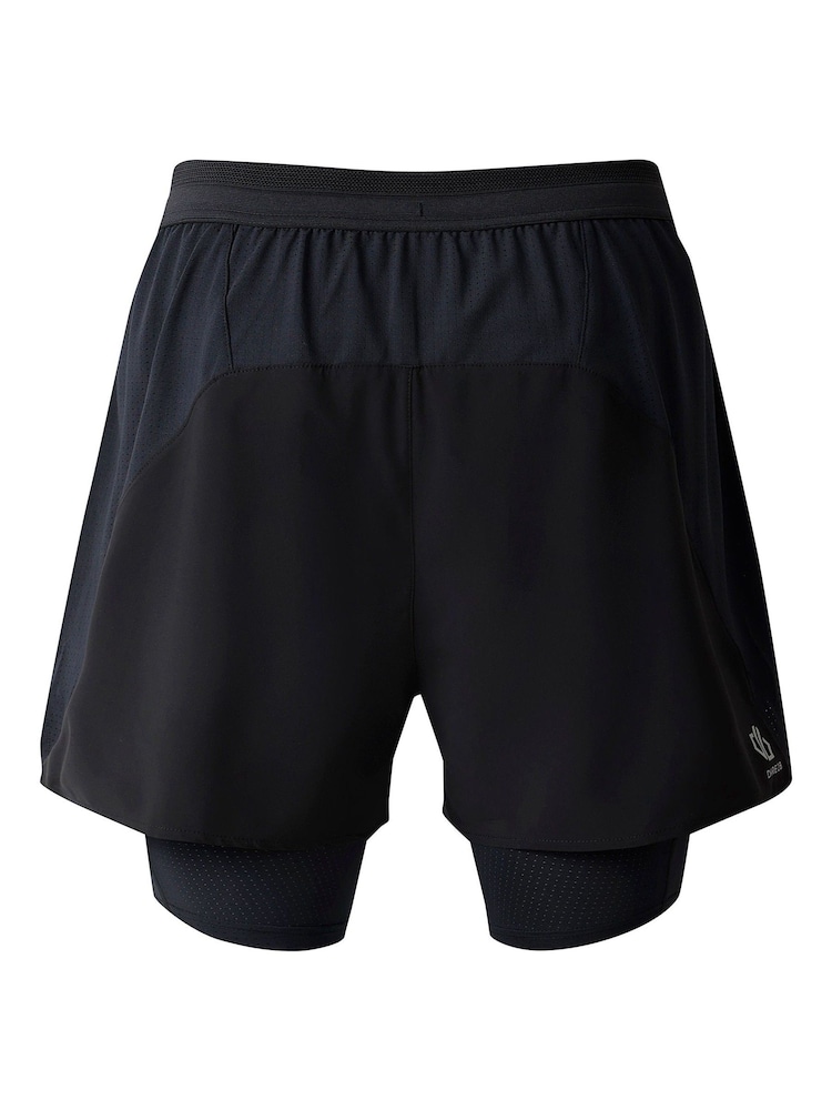 Dare 2b Mens Movement II Black Shorts - Image 8 of 8