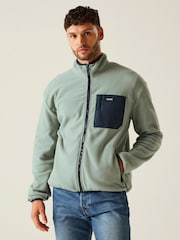 Regatta Green Mens Frankie Full Zip Fleece - Image 1 of 7