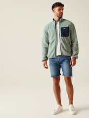 Regatta Green Mens Frankie Full Zip Fleece - Image 3 of 7
