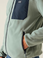Regatta Green Mens Frankie Full Zip Fleece - Image 4 of 7