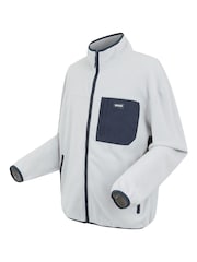 Regatta Grey Mens Frankie Full Zip Fleece - Image 7 of 7