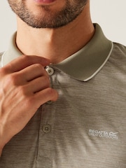 Коричневый - Regatta Mens Remex II Jersey Polo Shirt - Изображение 4 из 7