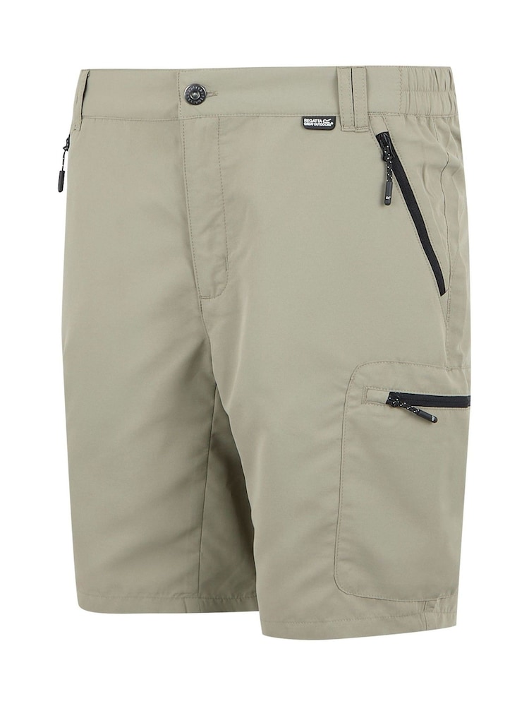 Regatta Brown Mens Leesville Multi Pocket III Walking Shorts - Image 3 of 3