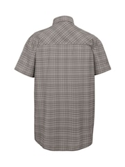 Regatta Grey Mens Travel Packaway Short Sleeve Shirt - Image 6 of 7