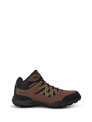 Regatta Brown Mens Edgepoint Mid Waterproof Boots - Image 1 of 5