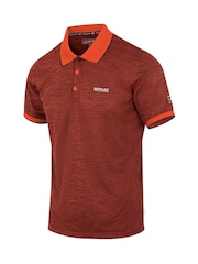 Оранжевый - Regatta Mens Remex II Jersey Polo Shirt - Изображение 7 из 7