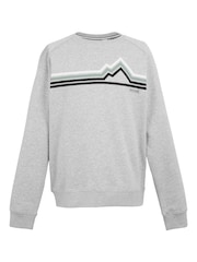 Regatta Grey Mens Nithsdale Crewneck Sweatshirt - Image 5 of 7