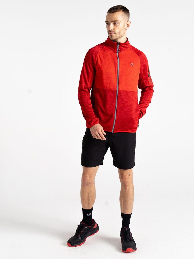Dare 2b Mens Red Torrek Mountain Series Zip Through Fleece - Image 2 of 8
