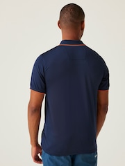 Синий - Regatta Mens Remex II Jersey Polo Shirt - Image 2 of 7