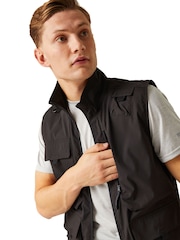 Regatta Black Mens Travel Light Pack Away Body Warmer - Image 4 of 7