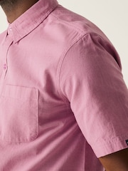 Regatta Pink Mens Loran Lightweight Shirt - Image 4 of 7