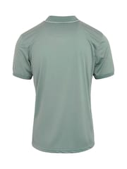 Зеленый/Лаймовый - Regatta Mens Remex II Jersey Polo Shirt - Image 6 of 7
