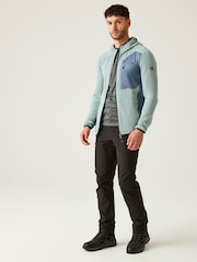 Regatta Green Mens Lakewright Full-Zip Midlayer Fleece - Image 3 of 7