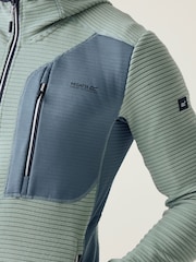 Regatta Green Mens Lakewright Full-Zip Midlayer Fleece - Image 4 of 7