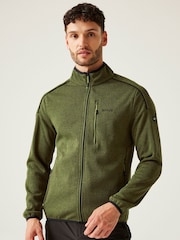 Regatta Green Mens Kames Full Zip Fleece - Image 1 of 7