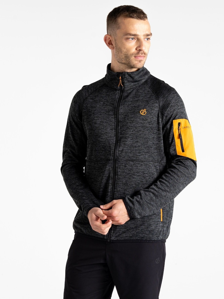 Dare 2b Mens Torrek Mountain Series Zip Up Black Fleece - Image 1 of 8