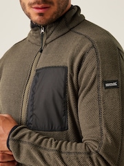 Regatta Green Mens Kitom Two-Tone Fleece - Image 4 of 6
