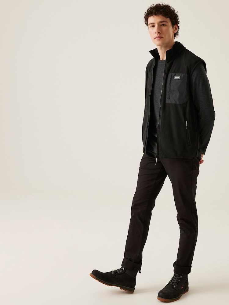 Noir - Regatta Frankie Body Warmer en micropolaire pour homme - Image 3 of 7