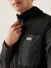 Regatta Black Mens Frankie Microfleece Body Warmer - Image 4 of 7