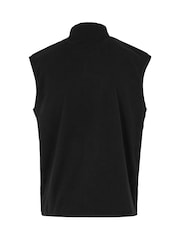 Regatta Black Mens Frankie Microfleece Body Warmer - Image 6 of 7