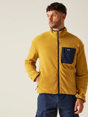 Regatta Yellow Mens Frankie Full Zip Fleece - Image 1 of 7
