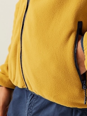 Regatta Yellow Mens Frankie Full Zip Fleece - Image 3 of 7