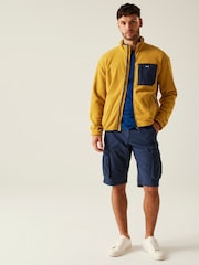Regatta Yellow Mens Frankie Full Zip Fleece - Image 4 of 7