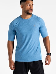 Dare 2b Mens Blue Power Up T-Shirt - Image 1 of 8