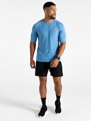Dare 2b Mens Blue Power Up T-Shirt - Image 2 of 8