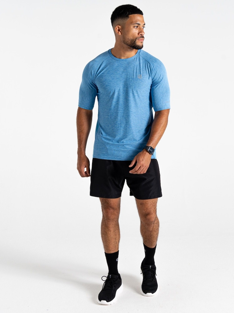 Dare 2b Mens Blue Power Up T-Shirt - Image 2 of 8