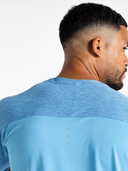 Dare 2b Mens Blue Power Up T-Shirt - Image 4 of 8