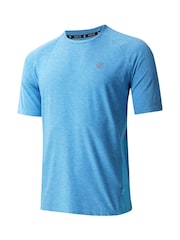 Dare 2b Mens Blue Power Up T-Shirt - Image 6 of 8