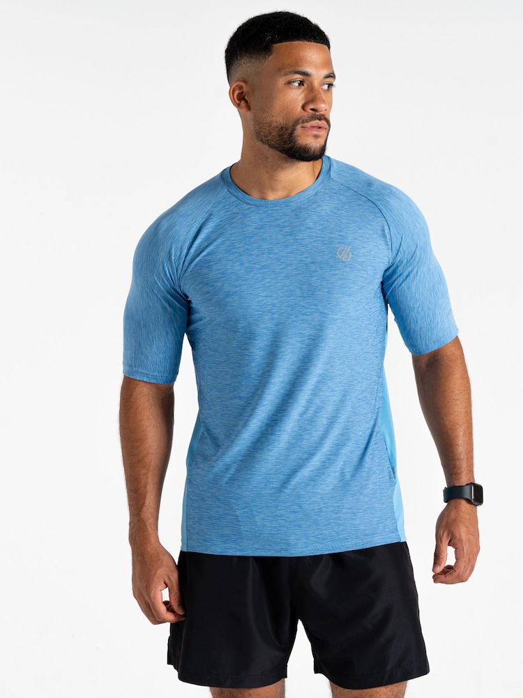 Dare 2b Mens Blue Power Up T-Shirt - Image 8 of 8