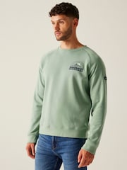 Regatta Green Mens Nithsdale Crewneck Sweatshirt - Image 1 of 7