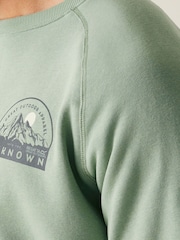 Regatta Green Mens Nithsdale Crewneck Sweatshirt - Image 4 of 7
