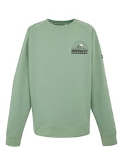 Regatta Green Mens Nithsdale Crewneck Sweatshirt - Image 5 of 7