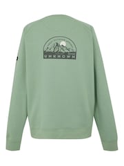 Regatta Green Mens Nithsdale Crewneck Sweatshirt - Image 6 of 7