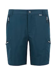 Regatta Blue Mens Leesville Multi Pocket III Walking Shorts - Image 1 of 3