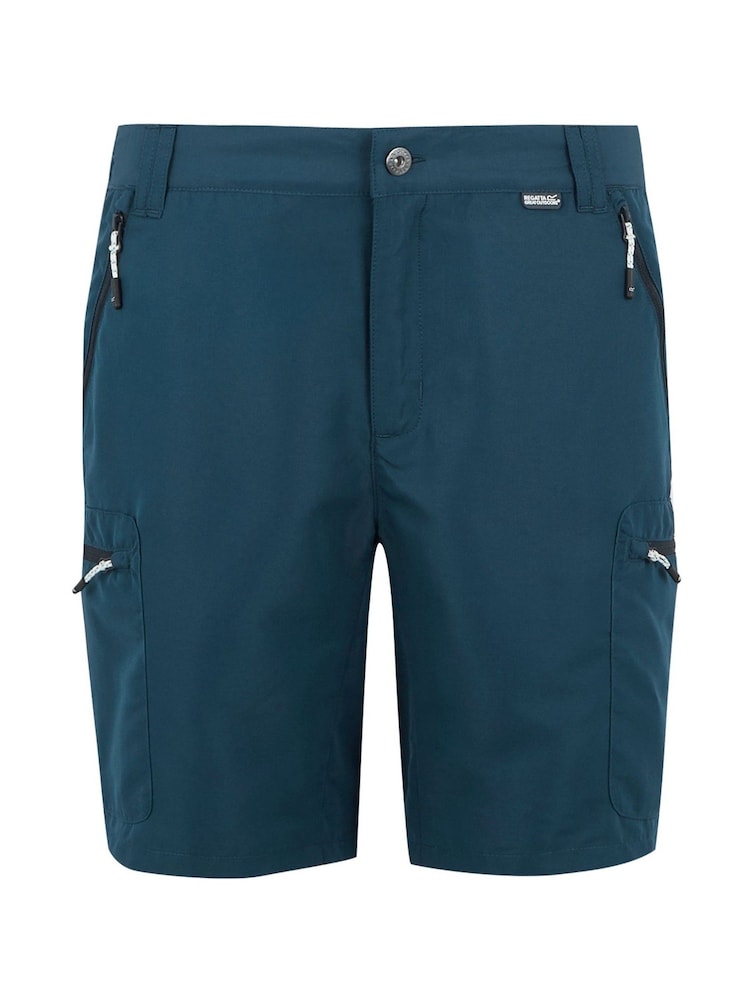 Regatta Blue Mens Leesville Multi Pocket III Walking Shorts - Image 1 of 3