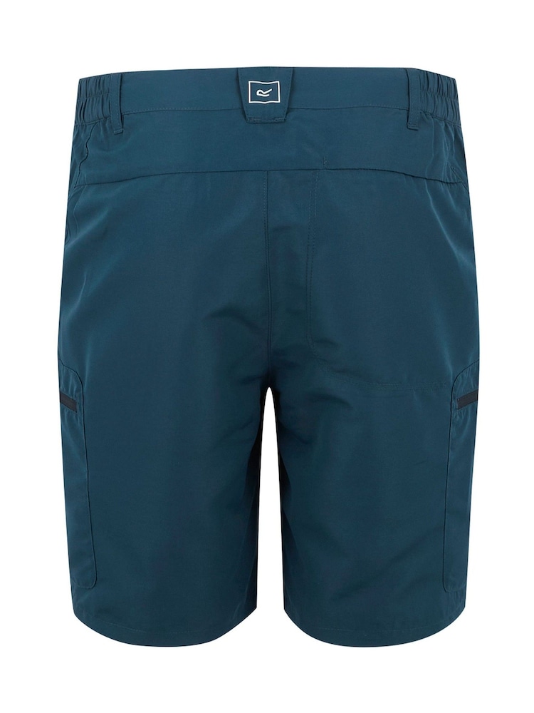 Regatta Blue Mens Leesville Multi Pocket III Walking Shorts - Image 2 of 3