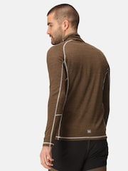 Regatta Brown Mens Yonder Half Zip Top - Image 2 of 5