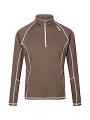 Regatta Brown Mens Yonder Half Zip Top - Image 5 of 5