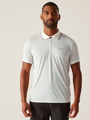 أبيض - Regatta Mens Remex II Jersey Polo Shirt - صورة 1 من 7