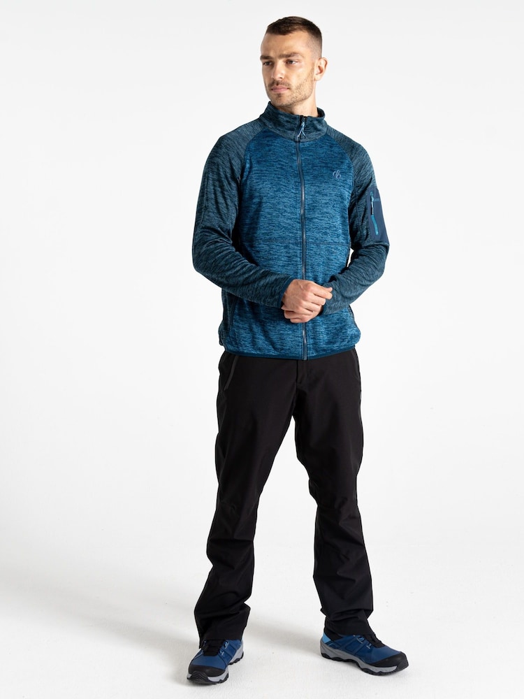 Dare 2b Mens Torrek Mountain Series Zip Up Black Fleece - Image 2 of 7