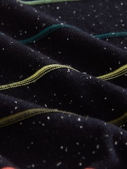 Rainbow Stripe Soft Touch Crew Neck Cotton Rich Jumper - Image 7 of 8