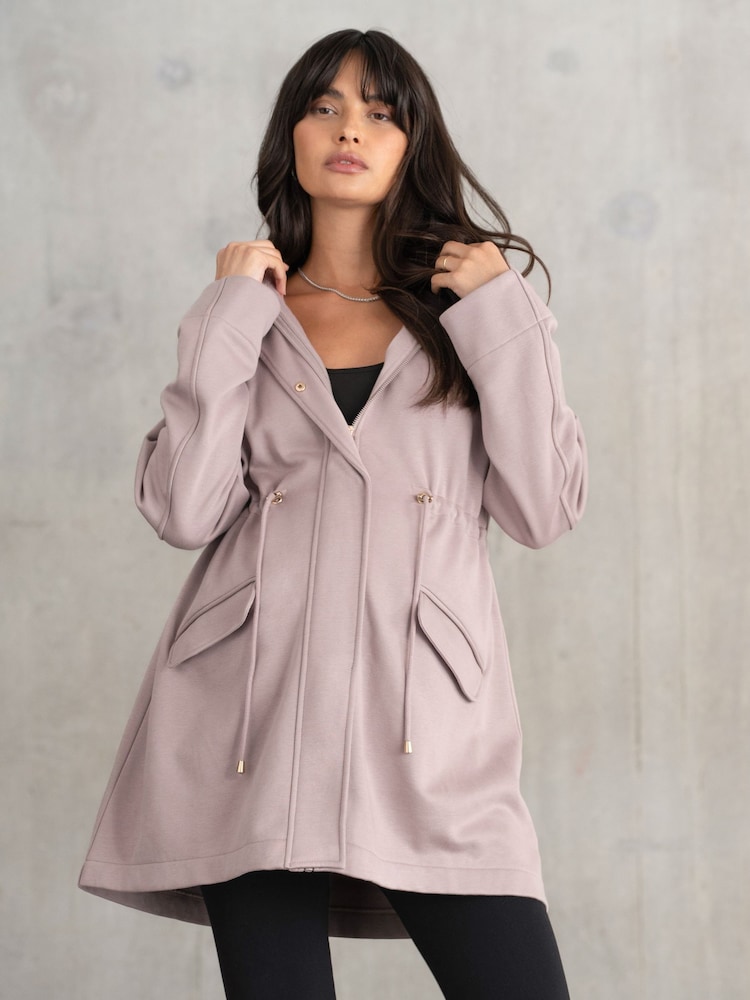 Seraphine Purple Drawstring Waist Maternity Hoodie - Imagen 1 de 6 Seraphine Purple Drawstring Waist Maternity Hoodie - Imagen 1 de 6