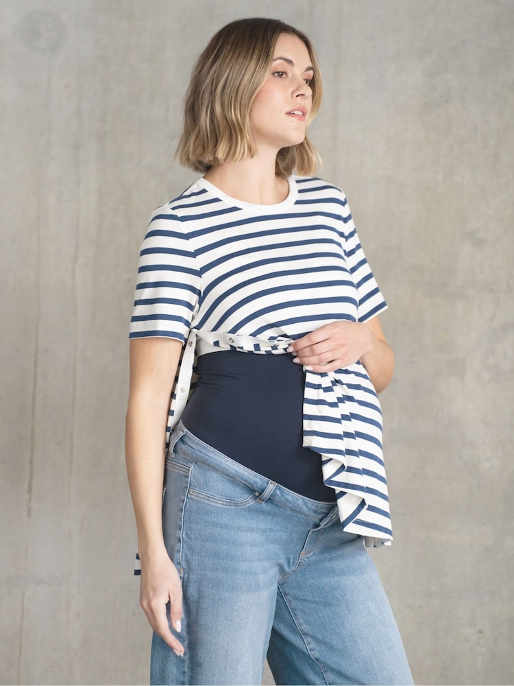 Seraphine Blue Nursing T-Shirt - Image 6 of 6