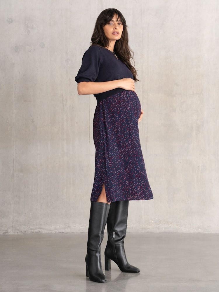 Seraphine Maternity Blue Dress with Topper - Bild 1 von 6 Seraphine Maternity Blue Dress with Topper - Bild 1 von 6