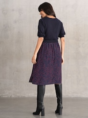 Seraphine Maternity Blue Dress with Topper - Image 4 of 6